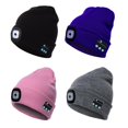 thumbnail image 2 of Gorro con Bluetooth, auricures inalámbricos, gorro LED de punto de invierno para mujeres, hombres, adolescentes, , niñas, deportes al aire libr Negro Sunnimix Sombrero de música caliente de invierno, 2 of 6