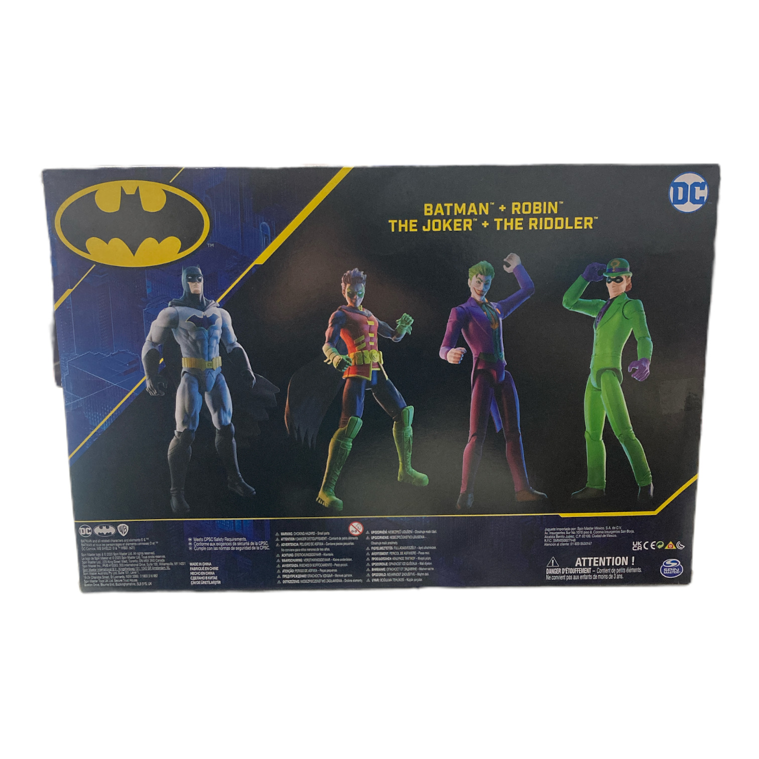 Batman 4-Pack Action Figures, Batman, Robin, The Joker, The Riddler -  