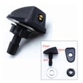 thumbnail image 2 of Direct Installation Front Windshield Washer Nozzle Front Windshield Washer Nozzle Black Washer Nozzle Easy To Use High Quality, 2 of 8