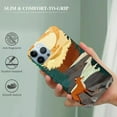 thumbnail image 2 of COMIO  Forest Fox Phone Case Compatible with iPhone 14, Abstract Colorful Mountain Forest Case for iPhone 14, Trendy Unique Design Bumper Cover Case, 2 of 4