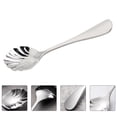 thumbnail image 4 of Miangastore 6pcs Stainless Spoons Elegant Flower Design Ergonomic Handle Smooth Finish For Home Use For Desserts And Soups, 4 of 8