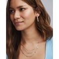 thumbnail image 3 of Addison Triple Strand Necklace in Gold, 3 of 3