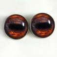 thumbnail image 2 of Dark Brown Human Sew-On Button Glass Eyes, 2 of 7