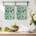 thumbnail image 2 of Green Palm Leaf Microfiber Kitchen Towel, Tropical Plants Retro Pastoral Summer Soft Absorbent Dish Towels, Quick Drying Washable Dishcloths for Kitchen Cleaning, Drying Dishes, 18x28 Inches, 2 of 9