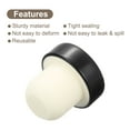 thumbnail image 4 of Uxcell 16Pack T-shaped Stoppers, 0.79inch Cork Wine Stopper Wine Bottle Corks, Black, 4 of 6
