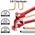 thumbnail image 3 of 3/16 Inch Brake Line Kit, Metal Copper Coated Excellent Thermal Conductivity Brake Line Flaring Tool Kit  for Hydraulic Braking Systems, 3 of 7