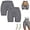 2pcs*gray, variant on Viresta Shaping Shorts, Viresta High-Waist Tummy Control Shaping Shorts for Daily Wear, Yoga and Work
