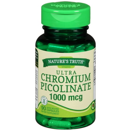 Nature's Truth® Ultra Chromium Picolinate 1000mcg Quick Release Capsules Dietary Supplement 90 ct (Best Zinc Picolinate Supplement)