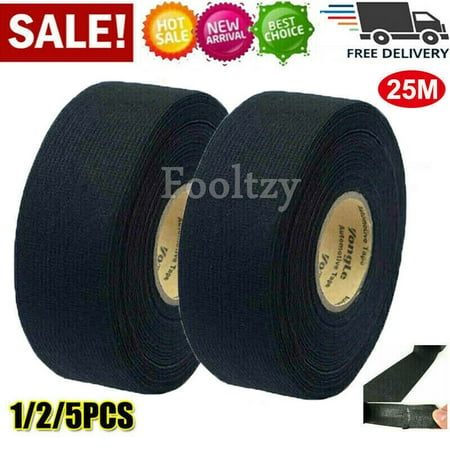 

30Mmx25m Harness Tape Wiring Loom Insulation Adhesive Cloth Fabric Electric Tape