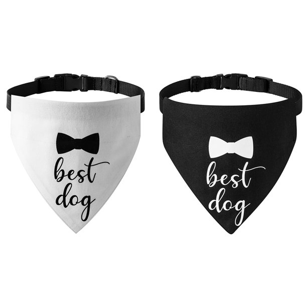 Bandana Pet Wedding Triangle Bibs Engagement Announcement Gifts for