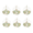 E-6PCS, variant on chaungfeng 6PCS Easter Decorative Pendant, 4 Inch Party Acrylic Hanging Decorations Used To Decorate Easter Scenes