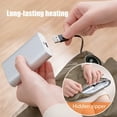 thumbnail image 4 of USB Electric Hand Warmer, Portable Rechargeable Heating Pad with Digital Display, Soft Polyester Personal Warmer for Hands and Body, Gift Idea for Winter, Home Office and Travel Comfort Accessory, 4 of 6