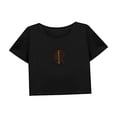 thumbnail image 4 of Camiseta corta de verano para mujer, ropa ligera, cuello redondo, para viajes de vacaciones XL, 4 of 7