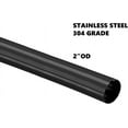 thumbnail image 2 of 2" OD - Matt Black Finish Stainless Steel Round Tubing 304 Grade - 18 Gauge (48-in Long), 2 of 3