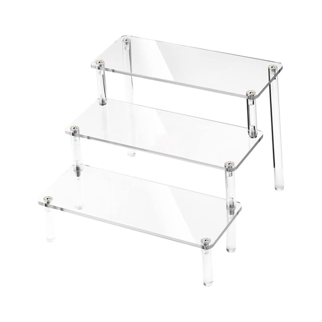 fastboy Acrylic Display Stand Rectangle Clear Product Stand 20cm Three Layer Three Layer 30cm