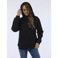 thumbnail image 3 of Fenclushy Womens Winter Hoodies Warm Fleece Sherpa Lined Pullover Hooded Sweatshirt(Black,M) .., 3 of 7