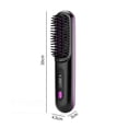 thumbnail image 5 of Cordless Hair Straightener Brush 3 Temperatures LCD Display Fast Heating USB Rechargeable Portable Hot Brush Electric Fluffy Curly Hair Styling Detang, 5 of 5