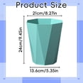 thumbnail image 4 of Shiogb Plastic Small Trash Can Wastebasket, Garbage Container Basket for Bathrooms Laundry Room Kitchens Rooms Dorms, F, 4 of 9
