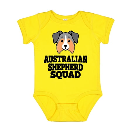 

Inktastic Dog Australian Shepherd Squad Gift Baby Boy or Baby Girl Bodysuit