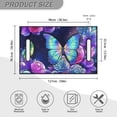 thumbnail image 5 of Xoenoiee Floral Butterfly Pattern Universal Fit Golf Cart Seat Cover for Most 2 Passenger Club Car Lightweight Soft Breathable Fabric Golf Cart Seat Towel Protector, 5 of 5