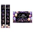 thumbnail image 2 of 2023 Graduation Decoration Banner Class Congrats Graduation Porch Sign Photo Background, 2 of 7