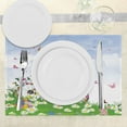 thumbnail image 3 of Ambesonne Outdoor Place Mats Set of 4, Vintage Romantic Bike, Standard Size, Multicolor, 3 of 6