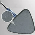 thumbnail image 2 of 3Pcs Triangle Serpillières de Remplacement Microfibre Serpillières de Remplacement pour Humide Sec Réutilisables Serpillières Lavables Remplacement Pads A, 2 of 10