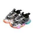 thumbnail image 2 of piuwrlz Light up Sneakers Girls Illuminated Shoes Black Size 23, 2 of 5