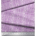 thumbnail image 2 of Soimoi Moss Georgette Fabric Check & Geometric Print Sewing Fabric Yard 42 Inch Wide, 2 of 5