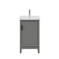 thumbnail image 6 of Pemberly Row 20" Wood Single Bathroom Vanity in Cashmere Gray/White, 6 of 8