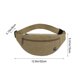 thumbnail image 3 of Casual Canvas Waist Bag For Men Multi Pocket Adjustable Strap Crossbody Sling Bag Lightweight Chest Pack For Daily Commute Travel Work And Outdoor Use, 3 of 6