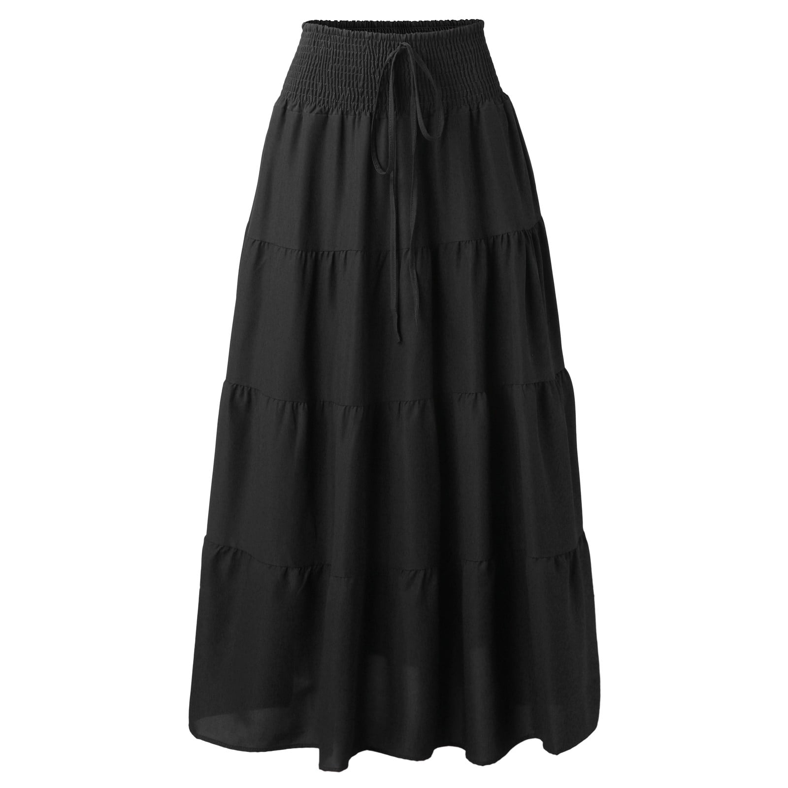 ワンピース SPORTMAX Women Mid Skirts 2512221063600 003 Black B91xZ A Line Skirt Women Modest Knee Length Casual Work