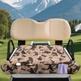 thumbnail image 3 of XYZCANDO Duck Camo 2 Passenger Golf Cart Seat Cover With 4 Pockets - Non Slip Washable Terry Cloth Protector For Outdoor Golfing, 3 of 9