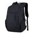 thumbnail image 1 of Mochila Para Laptop Con Puerto Y Cable Usb Negra, 1 of 5