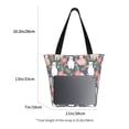 thumbnail image 3 of KLL Tote Bag for Women Llamas Print Shopping Grocery Reusable Bags for Office School Shopping Travel, 3 of 6