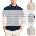 thumbnail image 4 of Liweisiy Short Sleeve Shirts For Mens Lapel Collar Embroidery Breathable Lightweight Tees Daily Golf Sports Shirts Navy 4XL, 4 of 7