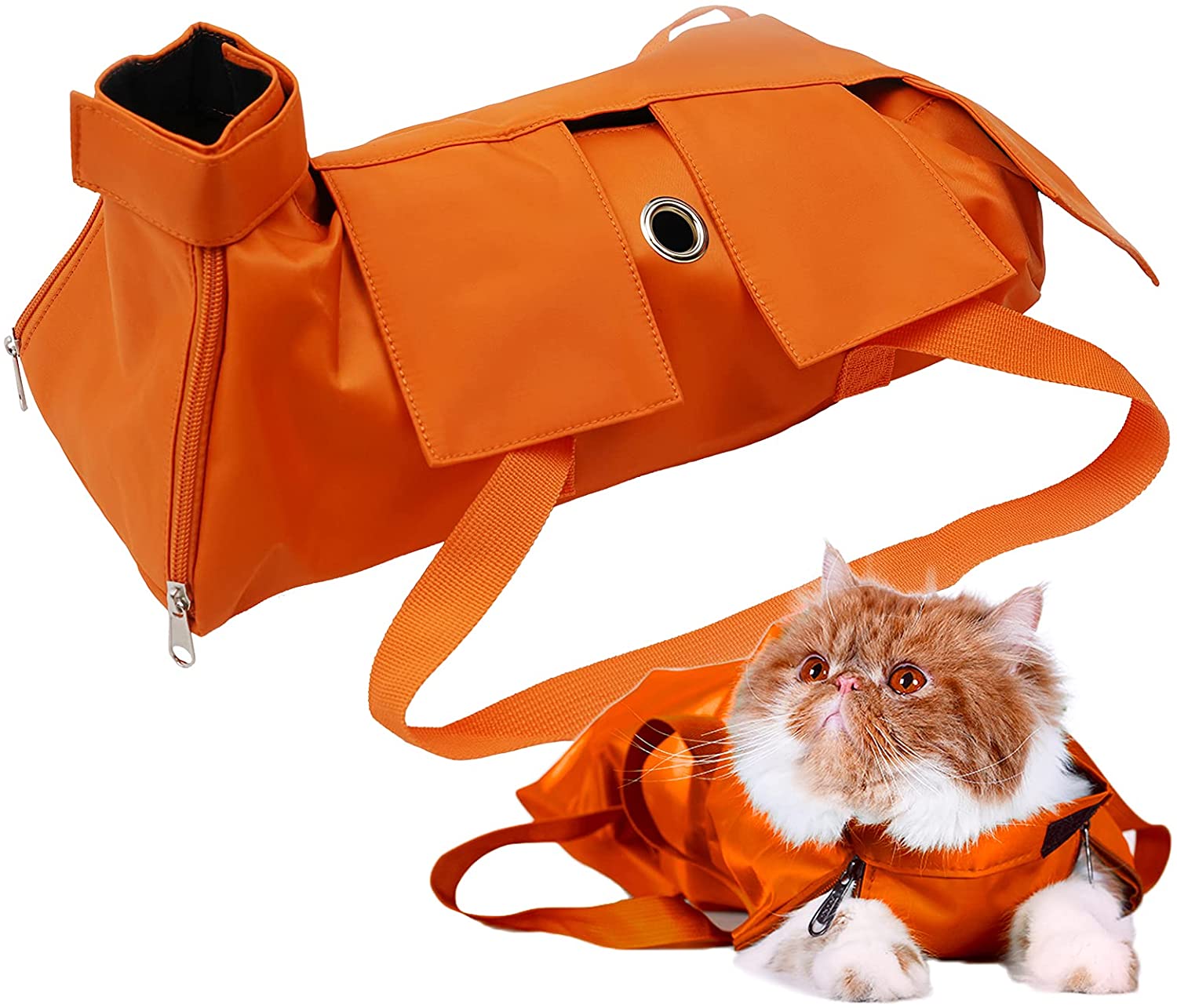 Ironkoi Pet Cat’s Restraint Bag for Claw Care Nail Trimming Anti