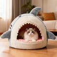 thumbnail image 4 of Lit pour Chat en Forme de Niche 2026 Mignon Hiver Chaud Bouche Douce Lit pour Chat Cachette pour Chat Petit, 4 of 4