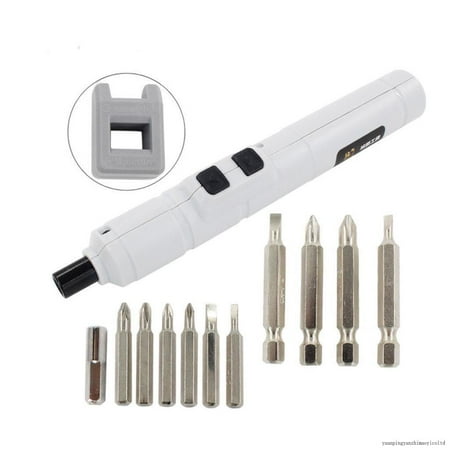 

Mini Electric Screwdriver Small Cordless Screwdriver With 10 Drill Bits Repair