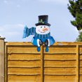 thumbnail image 5 of THHEIC 1PC Occasion Christmas Festivity Outdoor The Decoration Snowman Peeker Fence Santa to Home Decor Fence Garden Yard Christmas Decoration Christmas, 5 of 7