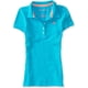 thumbnail image 1 of Polo Aeropostale A87 de 5 botones para mujer, azul, mediano, 1 of 1