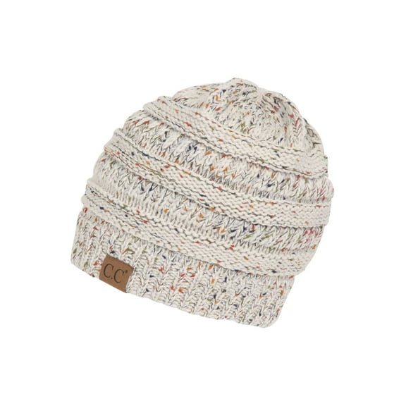 Gravity Threads Confetti Knit Soft Beanie, Oatmeal