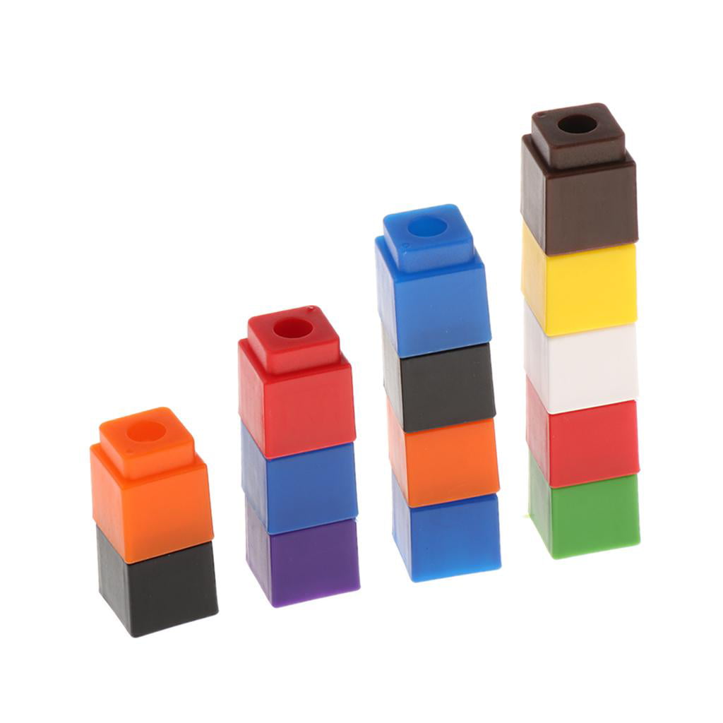 700pcs Math Manipulative Mathlink CUBES Early Math Counting Toy 10 Colors 