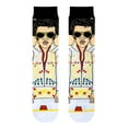 thumbnail image 5 of ODD SOX – Elvis Presley Eagle Jumpsuit Design – Novelty Crew Sock – Large – Soft Cotton Blend –, 5 of 6