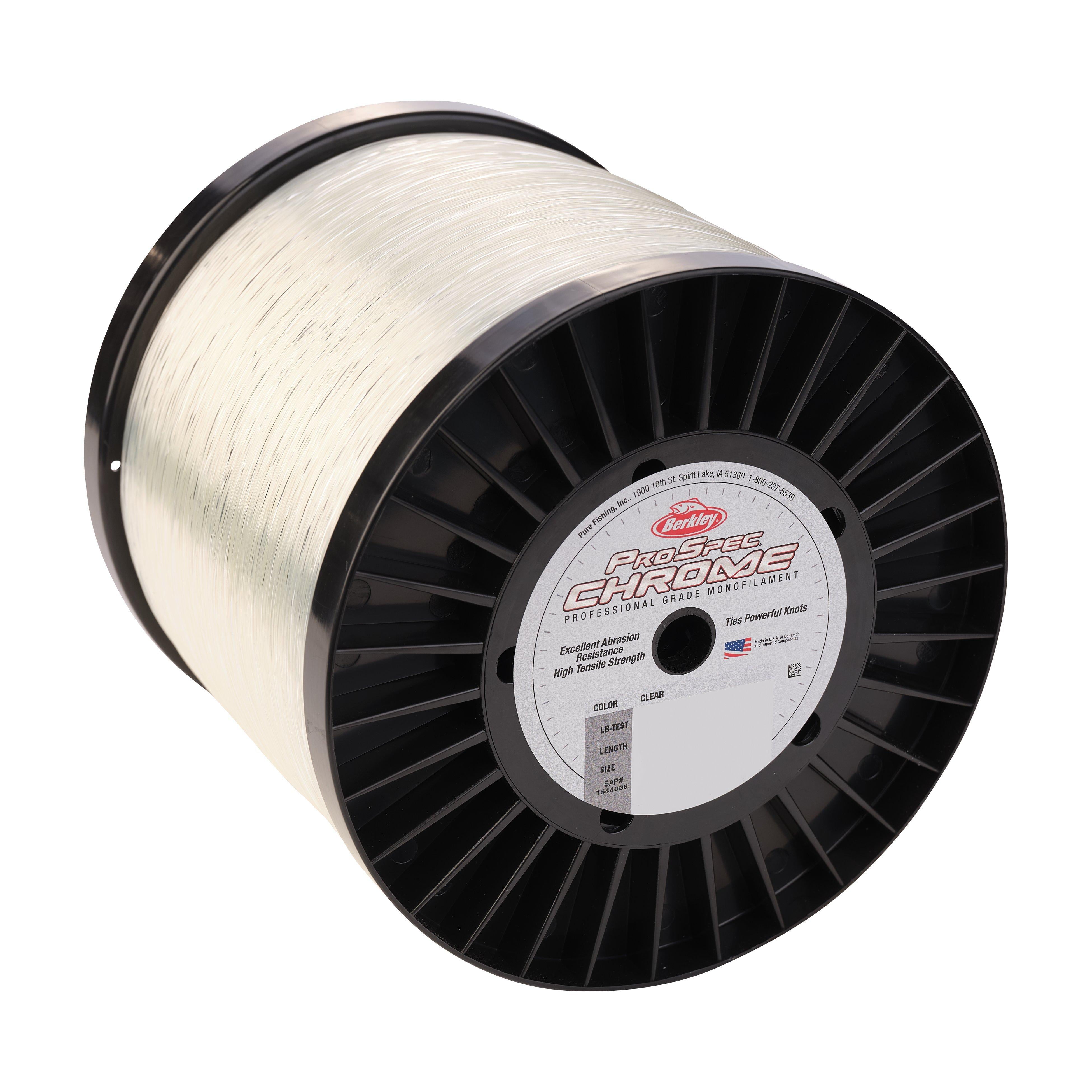 Berkley ProSpec® Chrome Monofilament Fishing Line, Clear, 50 lb Test Strength, 5000 yd