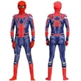 thumbnail image 2 of 2026 New Halloween Spide Cosplay Costume, Hero Full Bodysuit Costume Set, Cosplay Set Include Jumpsuit with Hood, Unisex Halloween Outfits, 100(2-3 Years), 2 of 3