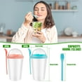thumbnail image 2 of EASTIN Set of 4 Breakfast On the Go Cups  Take and Go Yogurt Cup with Topping Cereal or Oatmeal Container, 2 of 8