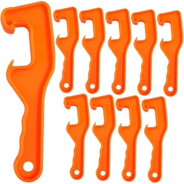 10 Uds abridor de botellas multiherramientas herramientas de barco herramientas de mano removedor de tapa de bote de pintura herramienta de cubo de tinta elevador de tapa de cubo llave de ta
