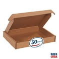 thumbnail image 2 of BOX USA BMFL1081K Deluxe Literature Mailer, 10" x 8" x 1 1/2", Kraft Pack of 50, 2 of 8