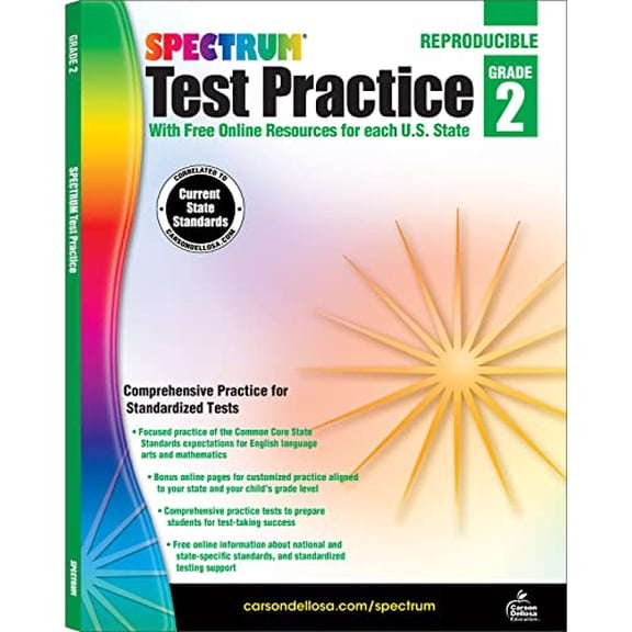 Pre-Owned Spectrum Test Practice, Grade 2: Volume 62 (Paperback) 1620575949 9781620575949